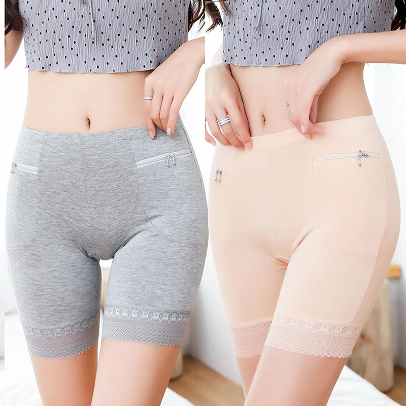 Safety Short Pants Plus Size High Waist Safety Elastic Shorts Under Skirt With Pockets Female Push Up Thin Lace Safety Shorts
Safety Short Pants Plus Size High Waist Safety Elastic Shorts Under Skirt With Pockets Female Push Up Thin Lace Safety Shorts