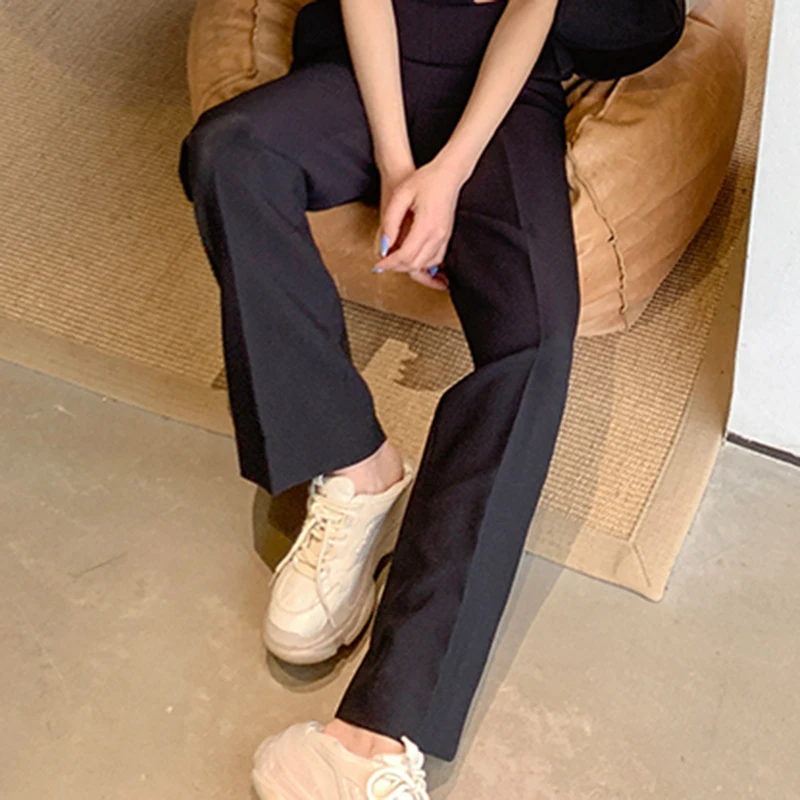 GALCAUR Black Hollow Out Pants For Women High Waist Asymmetrical Loose Solid Trousers Females Fashion Clothing 2021 Summer Style
GALCAUR Black Hollow Out Pants For Women High Waist Asymmetrical Loose Solid Trousers Females Fashion Clothing 2021 Summer Style