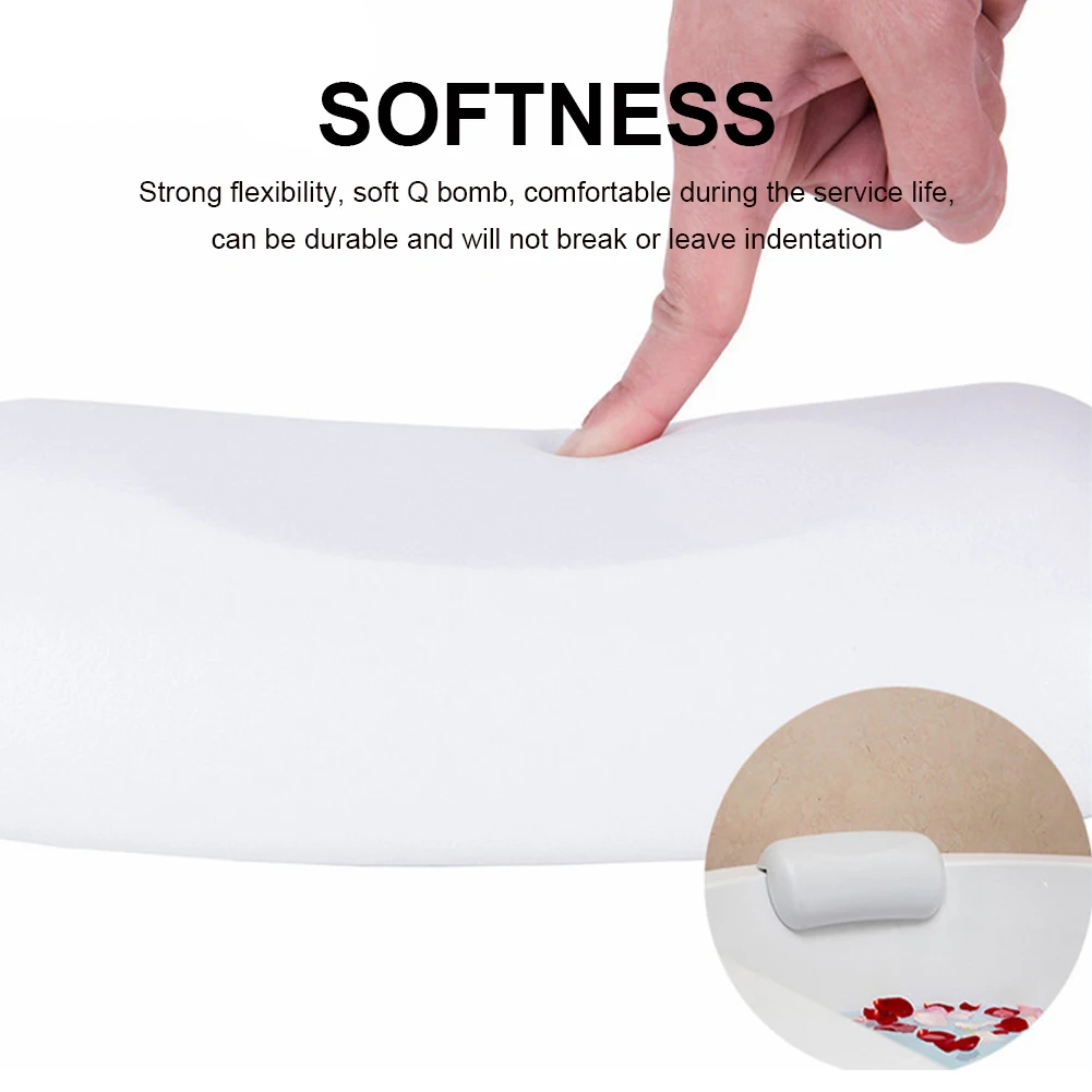 Bathtub Bath Pillow Neck And Back Support With Suction Cup Easy To Clean Bath For Home Hot Tub Bathroom Cushion Accersories
Bathtub Bath Pillow Neck And Back Support With Suction Cup Easy To Clean Bath For Home Hot Tub Bathroom Cushion Accersories