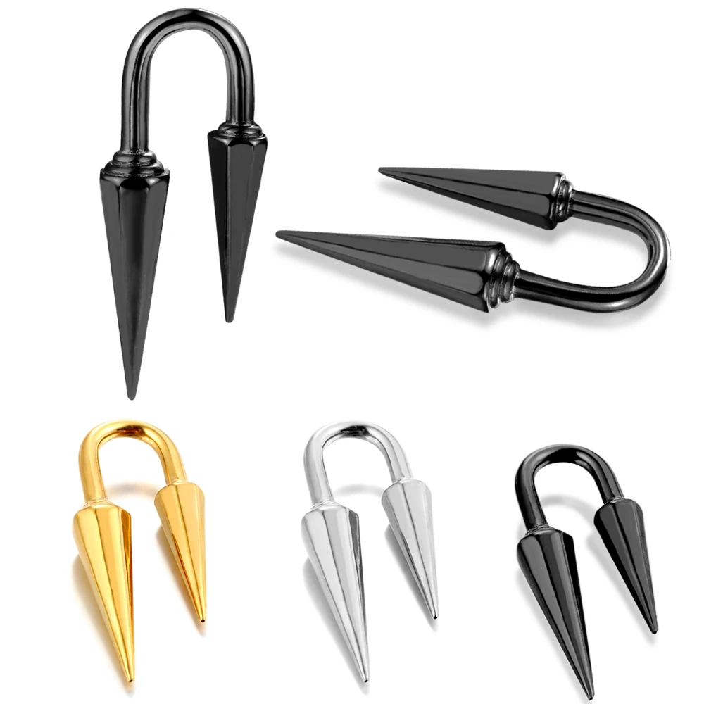 Earblity 2PCS Stainless Steel Spike Ear Weight Hangers Plugs Tunnel Fashion Body Jewelry Piercing Ear Gauges Expander 8mm 0G
Earblity 2PCS Stainless Steel Spike Ear Weight Hangers Plugs Tunnel Fashion Body Jewelry Piercing Ear Gauges Expander 8mm 0G