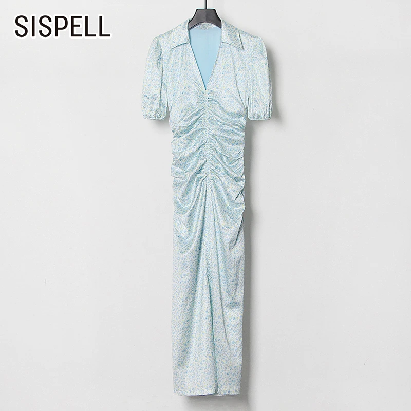 SISPELL Puff Short Sleeve Dresses For Female V Neck High Waist Slimming Fold Pleated Floral Print Womens's Elegant Dress New
SISPELL Puff Short Sleeve Dresses For Female V Neck High Waist Slimming Fold Pleated Floral Print Womens's Elegant Dress New