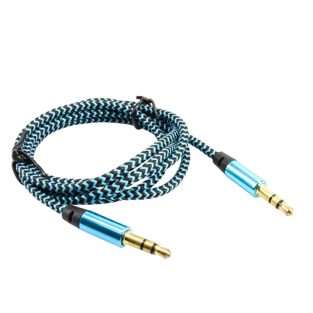 3.5mm Nylon Aux male to male Audio cable Car Cord Auxiliary Gold Plated Plug Stereo Cable for phones and Media Players
3.5mm Nylon Aux male to male Audio cable Car Cord Auxiliary Gold Plated Plug Stereo Cable for phones and Media Players