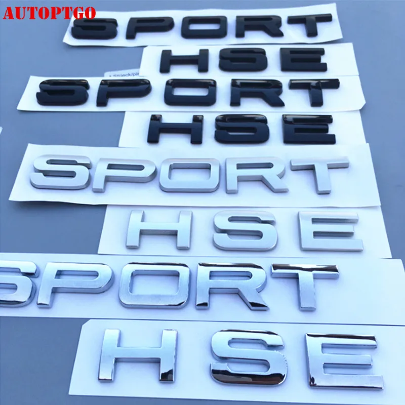 Car Rear Trunk Letter SPORT HSE Emblem Badge Decal Sticker For Land Range Rover Sport Discovery Freelander Evoque LR2 LR4
Car Rear Trunk Letter SPORT HSE Emblem Badge Decal Sticker For Land Range Rover Sport Discovery Freelander Evoque LR2 LR4