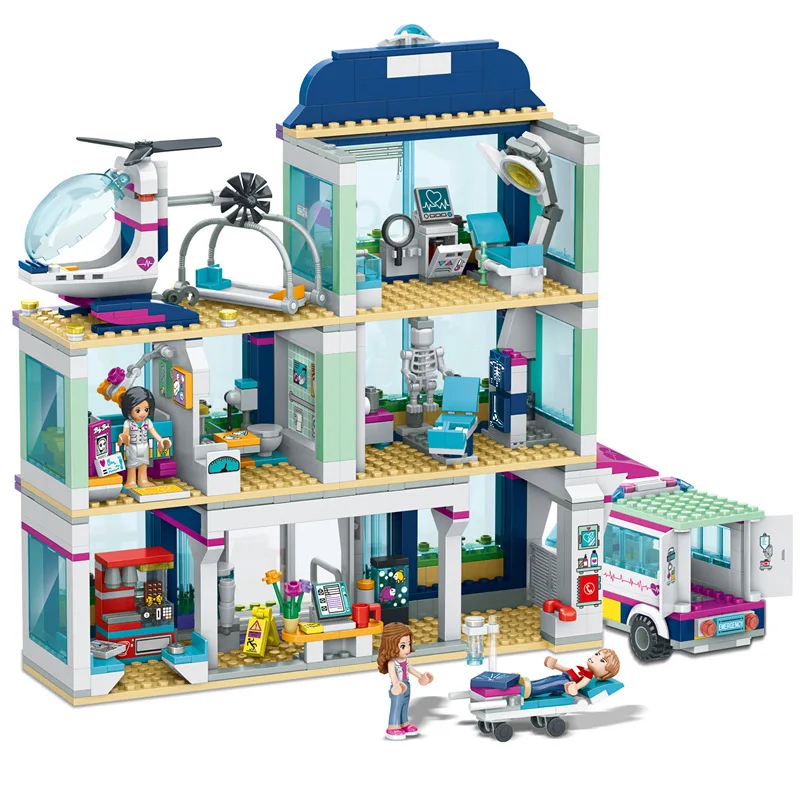 Friends City Heartlake Hospital Ambulance Block Set Princess Undersea Palace Compatible with Friends Girls Toys
Friends City Heartlake Hospital Ambulance Block Set Princess Undersea Palace Compatible with Friends Girls Toys