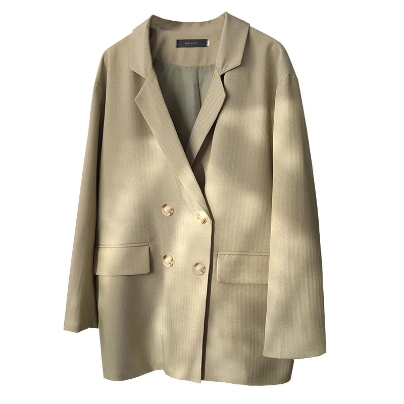 TVVOVVIN Women's Blazer Fashion 2021 Spring New Korean Double Breasted Loose Casual Mid-length Suit Coat KLB4
TVVOVVIN Women's Blazer Fashion 2021 Spring New Korean Double Breasted Loose Casual Mid-length Suit Coat KLB4