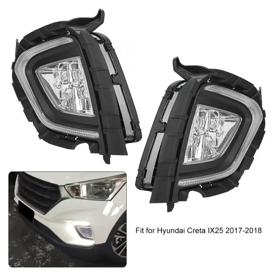 Светодиодный дневные ходовые огни 6000-6700K, подходят для Hyundai Creta IX25 2017-2018 автомобильные аксессуары
Светодиодный дневные ходовые огни 6000-6700K, подходят для Hyundai Creta IX25 2017-2018 автомобильные аксессуары