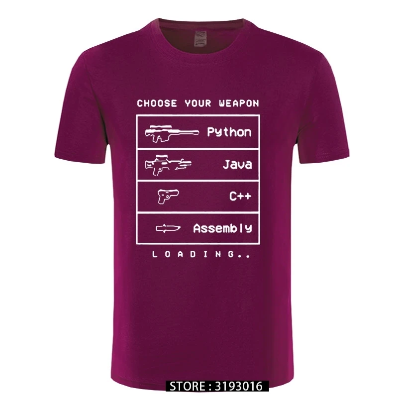 Забавные компьютер с Язык Java программист футболка Для мужчин короткий рукав