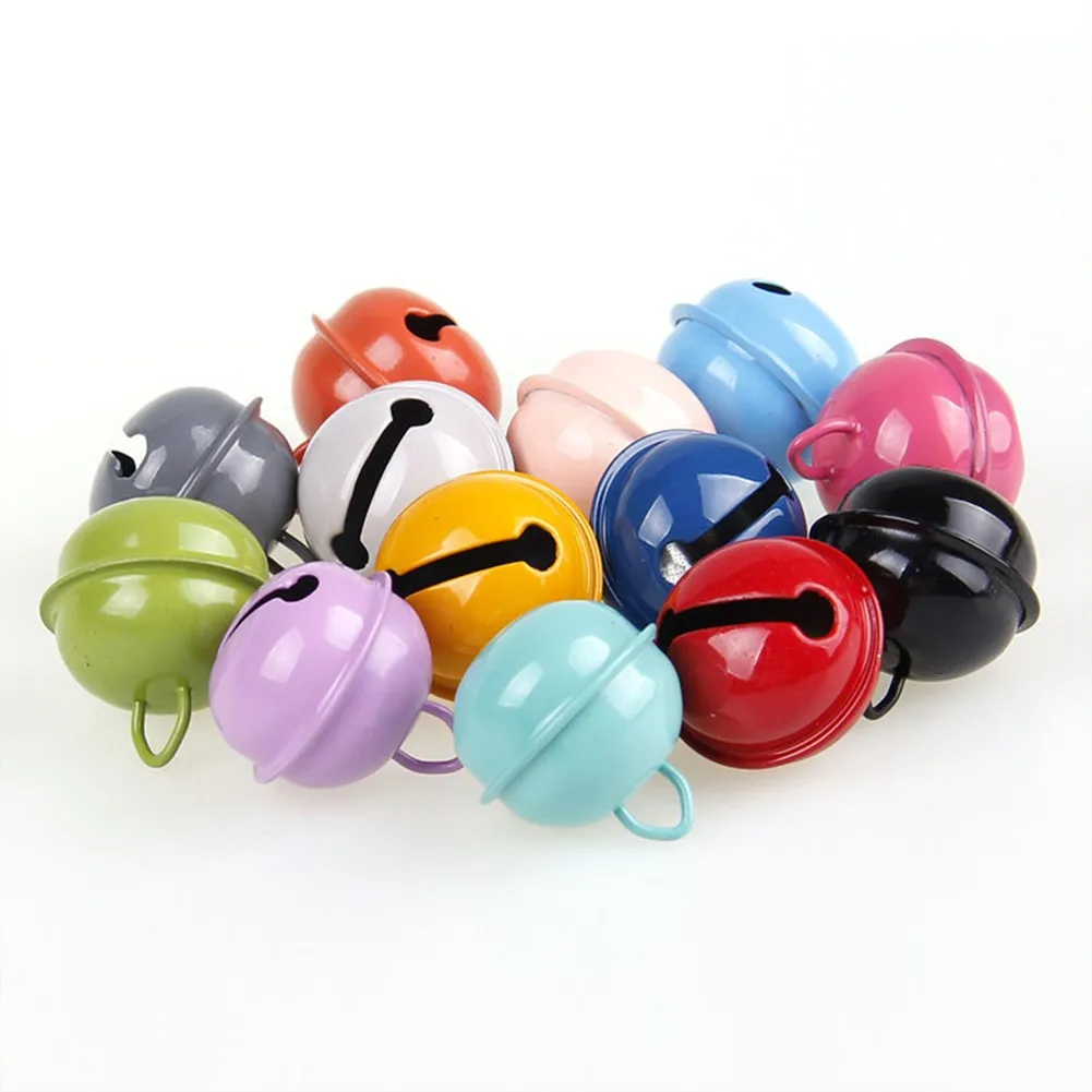 20pcs Beautiful Candy Color Bells Copper Loose Metal Beads Jingle Bells Christmas Decoration Pendants DIY Crafts Cat Bells
20pcs Beautiful Candy Color Bells Copper Loose Metal Beads Jingle Bells Christmas Decoration Pendants DIY Crafts Cat Bells