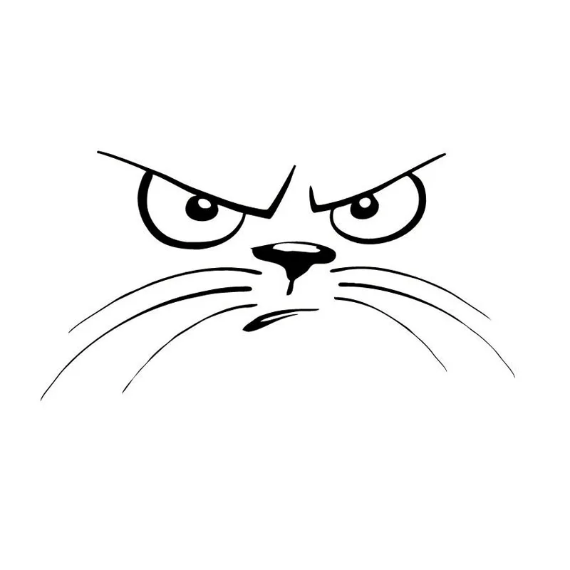 Fuzhen Boutique Decals Exterior Accessories Not Happy Cat Face Animal Window Stickers Personalized Car Bumper Decal
Fuzhen Boutique Decals Exterior Accessories Not Happy Cat Face Animal Window Stickers Personalized Car Bumper Decal