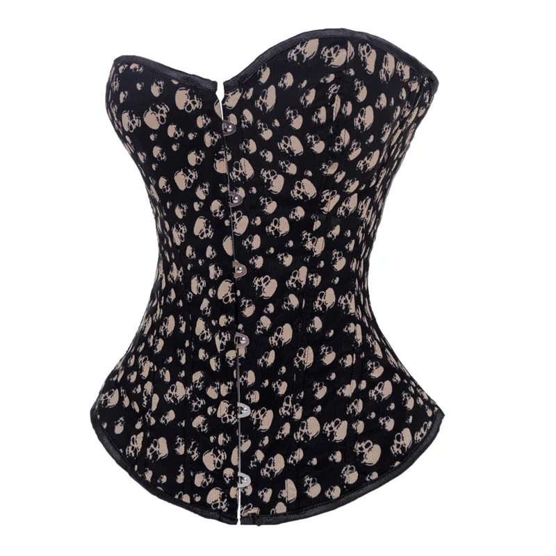 women's sexy overbust corsets and bustiers with skull print sexy pirate cosplay costume dancer top corsets gorset corset mujer
women's sexy overbust corsets and bustiers with skull print sexy pirate cosplay costume dancer top corsets gorset corset mujer