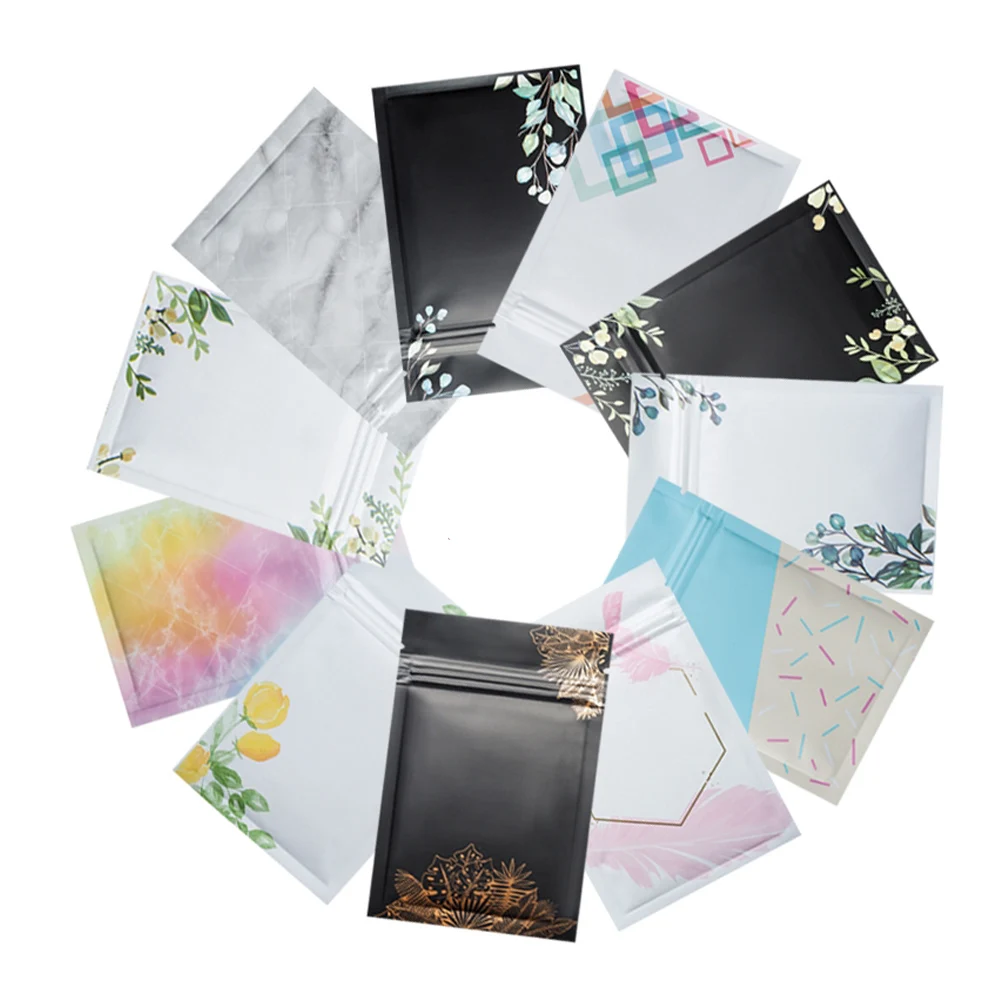 1000Pcs Zip Lock Pouches Printing Aluminum Foil Tear Notch Resealable Package Bag Food Storage Bag for Spices Snacks Nuts
1000Pcs Zip Lock Pouches Printing Aluminum Foil Tear Notch Resealable Package Bag Food Storage Bag for Spices Snacks Nuts