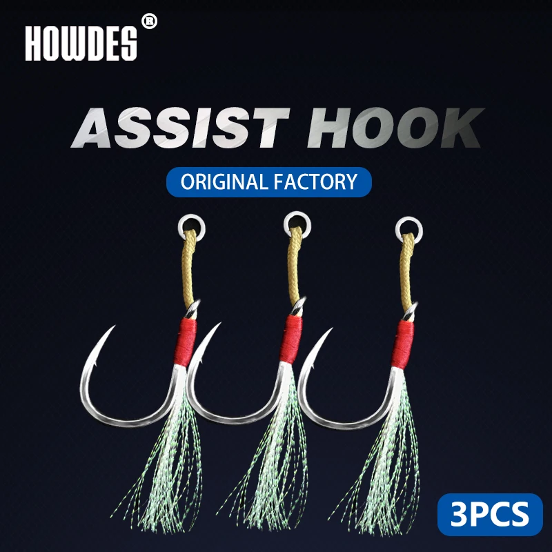 3Pcs Slow Jig Hook Assist Hooks 1/0~6/0 Size Metal Jig PE line Fishing Accessories Saltwater Fishing Hooks
3Pcs Slow Jig Hook Assist Hooks 1/0~6/0 Size Metal Jig PE line Fishing Accessories Saltwater Fishing Hooks