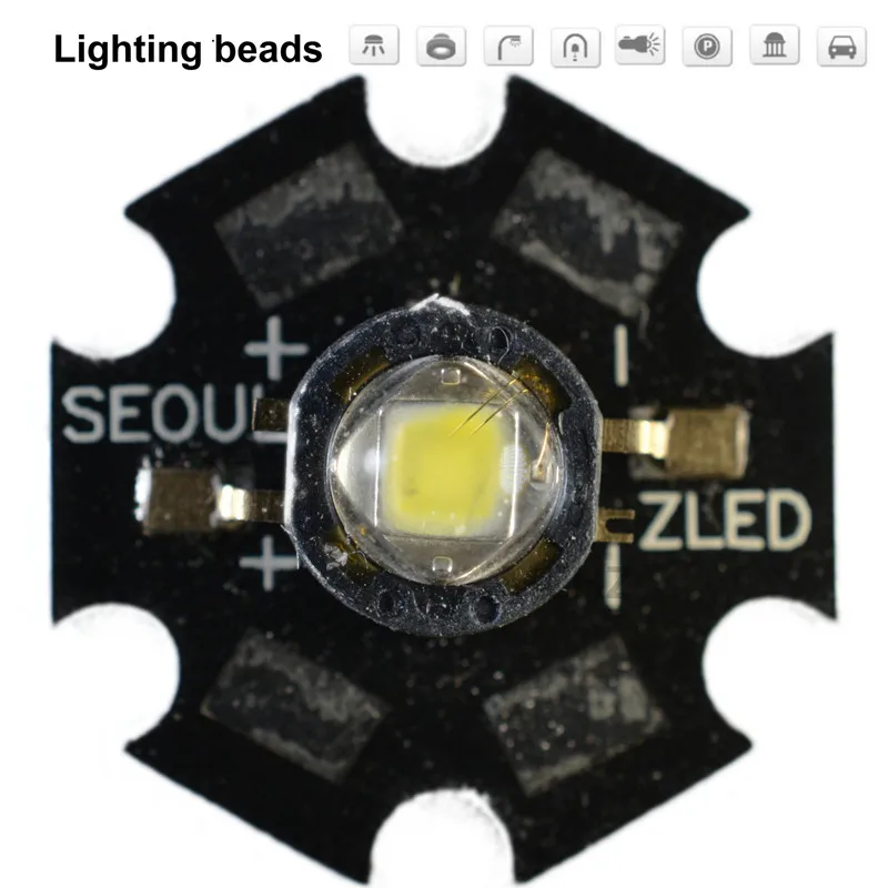 100pcs COB 20mm 6 corner lamp board seoul power 3W 5700k
100pcs COB 20mm 6 corner lamp board seoul power 3W 5700k