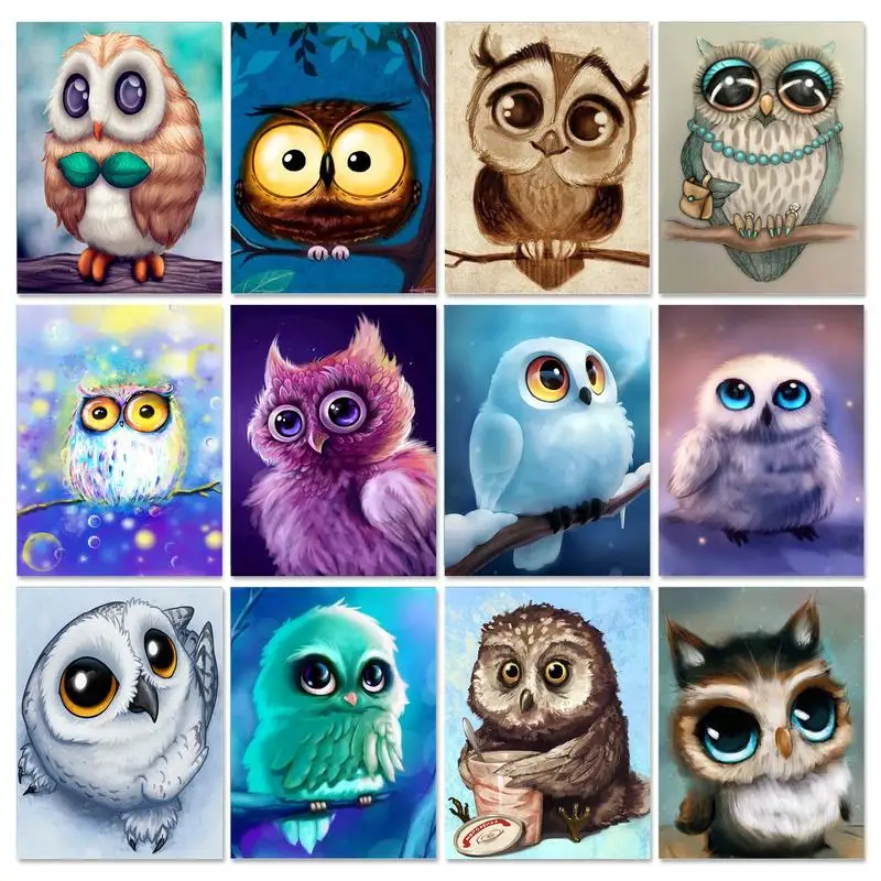 RUOPOTY 40x50cm Diy Painting By Numbers For Adults Coloring By Numbers Owl Picture Paint Artwork For Living Room Decoration
RUOPOTY 40x50cm Diy Painting By Numbers For Adults Coloring By Numbers Owl Picture Paint Artwork For Living Room Decoration