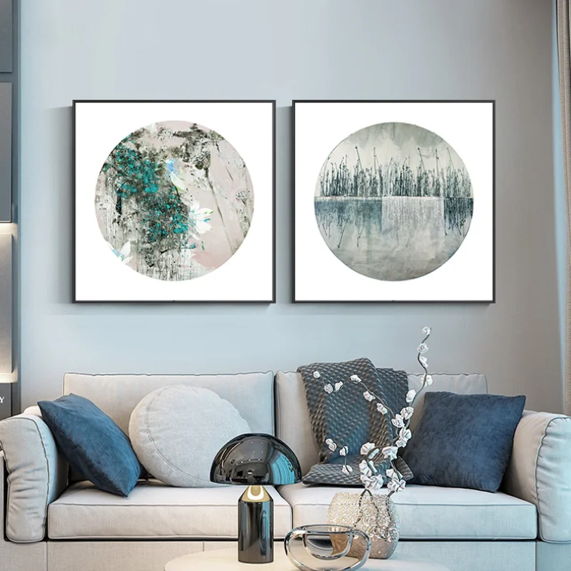 New Chinese Style Porch Painting Sofa Background Wall Chinese Style Mural Zen Landscape Wall Painting Ink Decorative Painting
New Chinese Style Porch Painting Sofa Background Wall Chinese Style Mural Zen Landscape Wall Painting Ink Decorative Painting