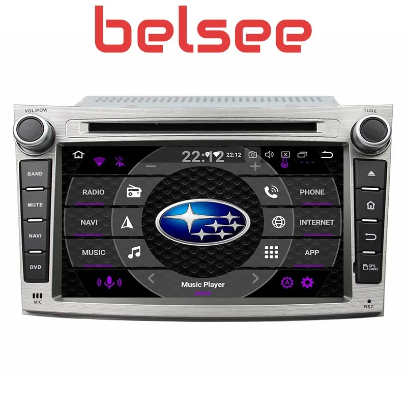 Belsee DSP 4 ГБ Android 9 0 головное устройство с Радио стерео Мультимедийный Плеер для Subaru