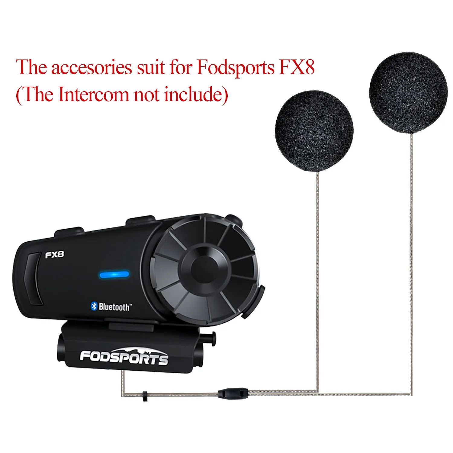 Fodsports Headset Parts for FX8 Motorcycle Helmet Intercom Accessories Motorcycle Wireless Bluetooth Intercomunicador Moto
Fodsports Headset Parts for FX8 Motorcycle Helmet Intercom Accessories Motorcycle Wireless Bluetooth Intercomunicador Moto