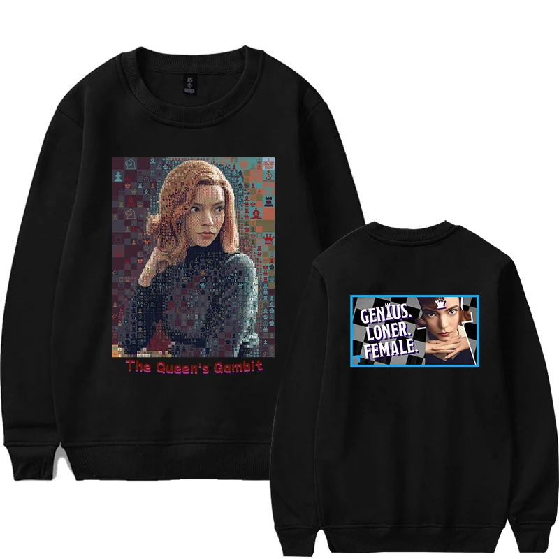 long-sleeved hoodies Autumn Korean style ins Harajuku bf style girl The Queen's Gambit printing loose female student top shirts
long-sleeved hoodies Autumn Korean style ins Harajuku bf style girl The Queen's Gambit printing loose female student top shirts