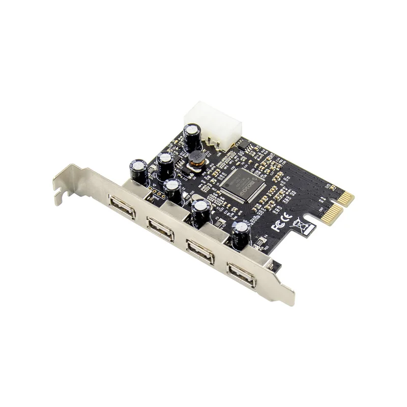 Адаптер Riser Chip ASIX MCS9990 PCIe конвертер USB2.0 4 порта Плата расширения Pci e добавить на