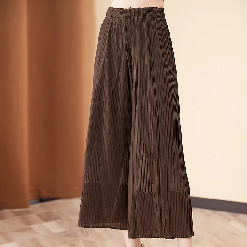 Pleated Wide Leg Pants Women's High Waist Summer Thin Loose Straight Pants
Pleated Wide Leg Pants Women's High Waist Summer Thin Loose Straight Pants
