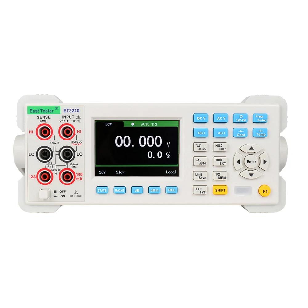 ET3240 Automatic 22000 Counts Benchtop Digital With 3.5 Inch TFT Large Clear Screen High Accuracy Desktop Multimeter
ET3240 Automatic 22000 Counts Benchtop Digital With 3.5 Inch TFT Large Clear Screen High Accuracy Desktop Multimeter