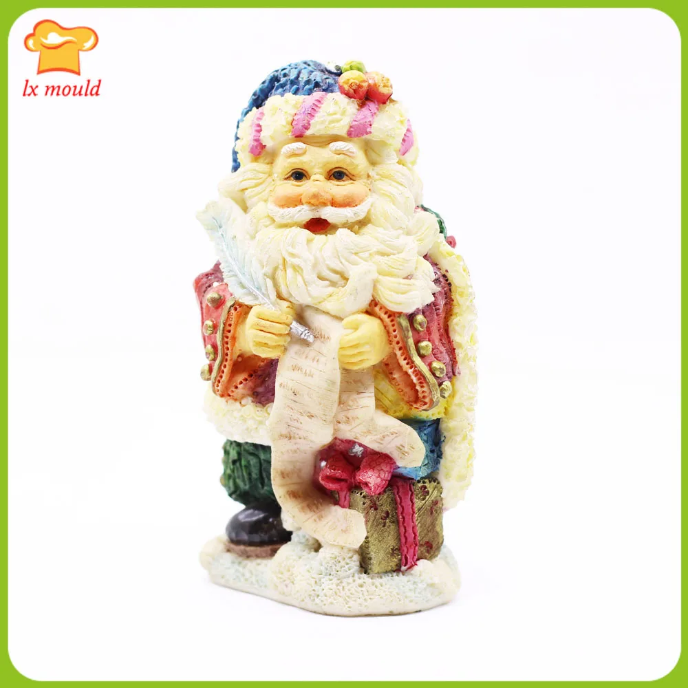 LXYY Santa Fondant Silicone Mould Chocolate Cake Decoration Aroma Plaster Moulds
LXYY Santa Fondant Silicone Mould Chocolate Cake Decoration Aroma Plaster Moulds