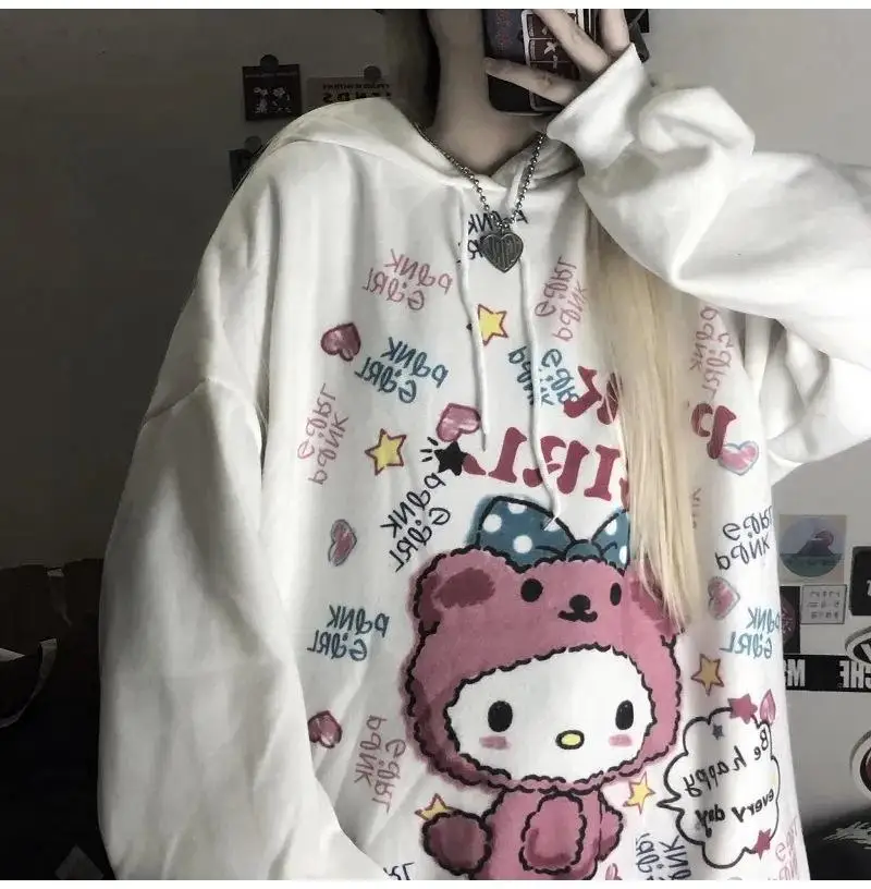Hoodie Anime Women Autumn Kawaii Fashion Sweatshirt Women Korean Long Sleeve Print Tops Vintage Oversized Cute Hoodie
Hoodie Anime Women Autumn Kawaii Fashion Sweatshirt Women Korean Long Sleeve Print Tops Vintage Oversized Cute Hoodie