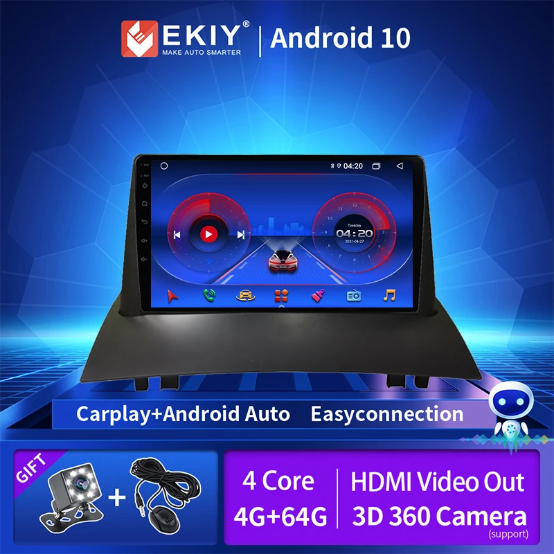 For Renault Megane 2 2004-2008 2din Car Radio Android Intelligent Car System Carplay Multimedia Player Stereo Video WiFi
For Renault Megane 2 2004-2008 2din Car Radio Android Intelligent Car System Carplay Multimedia Player Stereo Video WiFi