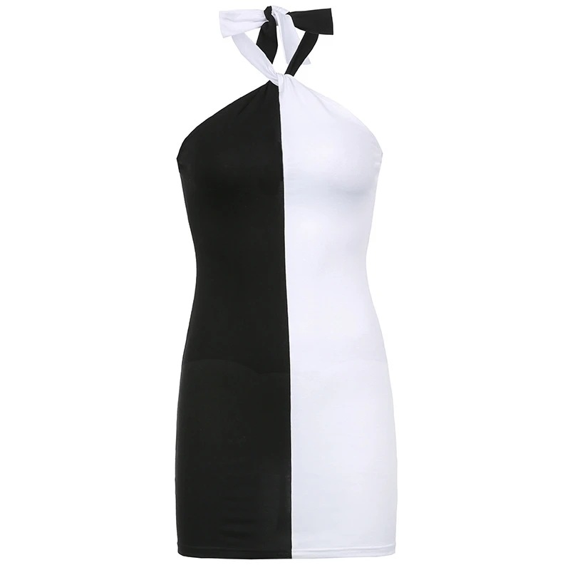 Simple texture buttock skirt 2021 summer fashion new symmetrical contrast color slim bust neck dress
Simple texture buttock skirt 2021 summer fashion new symmetrical contrast color slim bust neck dress