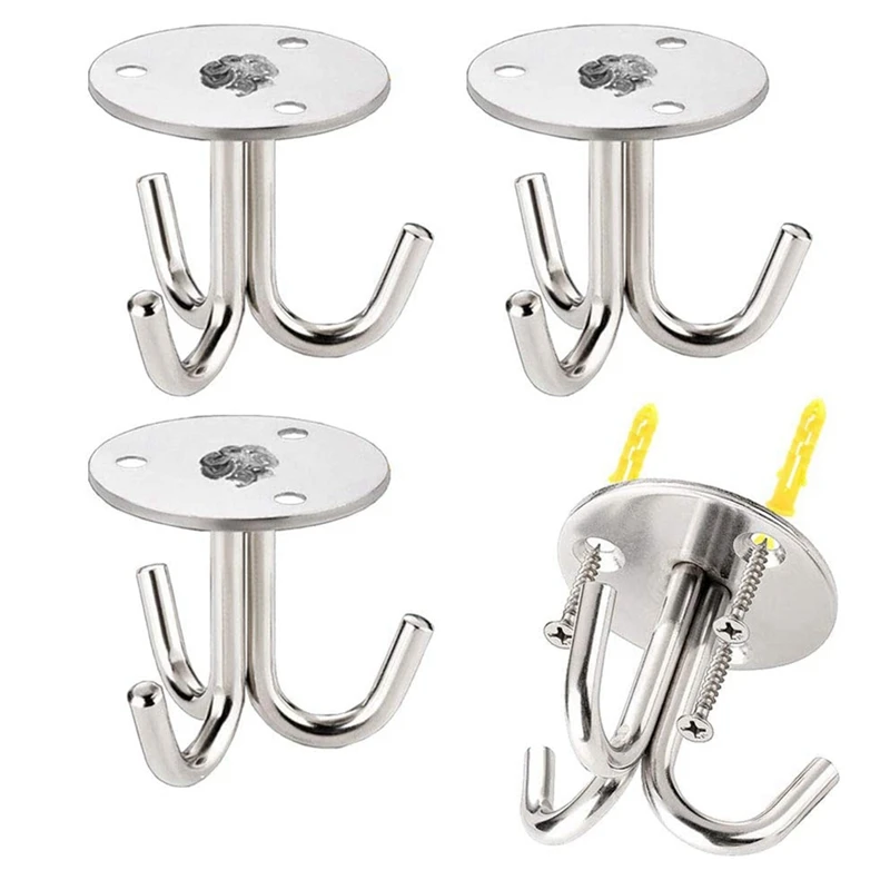 Solid Stainless Steel Fixed Hook Hanging Wall-Mounted Ceiling Hanging Stainless Steel Ceiling Three Hook Hook
Solid Stainless Steel Fixed Hook Hanging Wall-Mounted Ceiling Hanging Stainless Steel Ceiling Three Hook Hook