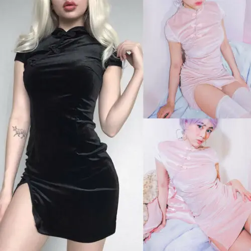 2021 New Arrival Chinese Style Female Velvet Qipao Short Style Cheongsam Women Traditional Silk Satin Dress Size S-L
2021 New Arrival Chinese Style Female Velvet Qipao Short Style Cheongsam Women Traditional Silk Satin Dress Size S-L