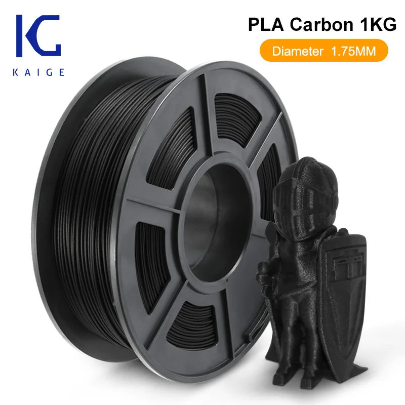 KAIGE PLA CARBON FIBER 1.75MM 1KG High Strength Light Weight Non-toxic 3D Printing Sublimation Blanks Filament For 3D Pinter
KAIGE PLA CARBON FIBER 1.75MM 1KG High Strength Light Weight Non-toxic 3D Printing Sublimation Blanks Filament For 3D Pinter