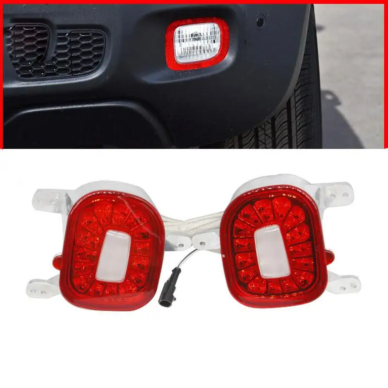 Пара светодиодный ных противотуманных фар на задний бампер для Jeep Renegade 2015 2016 2017 2018 2019 2020
Пара светодиодный ных противотуманных фар на задний бампер для Jeep Renegade 2015 2016 2017 2018 2019 2020