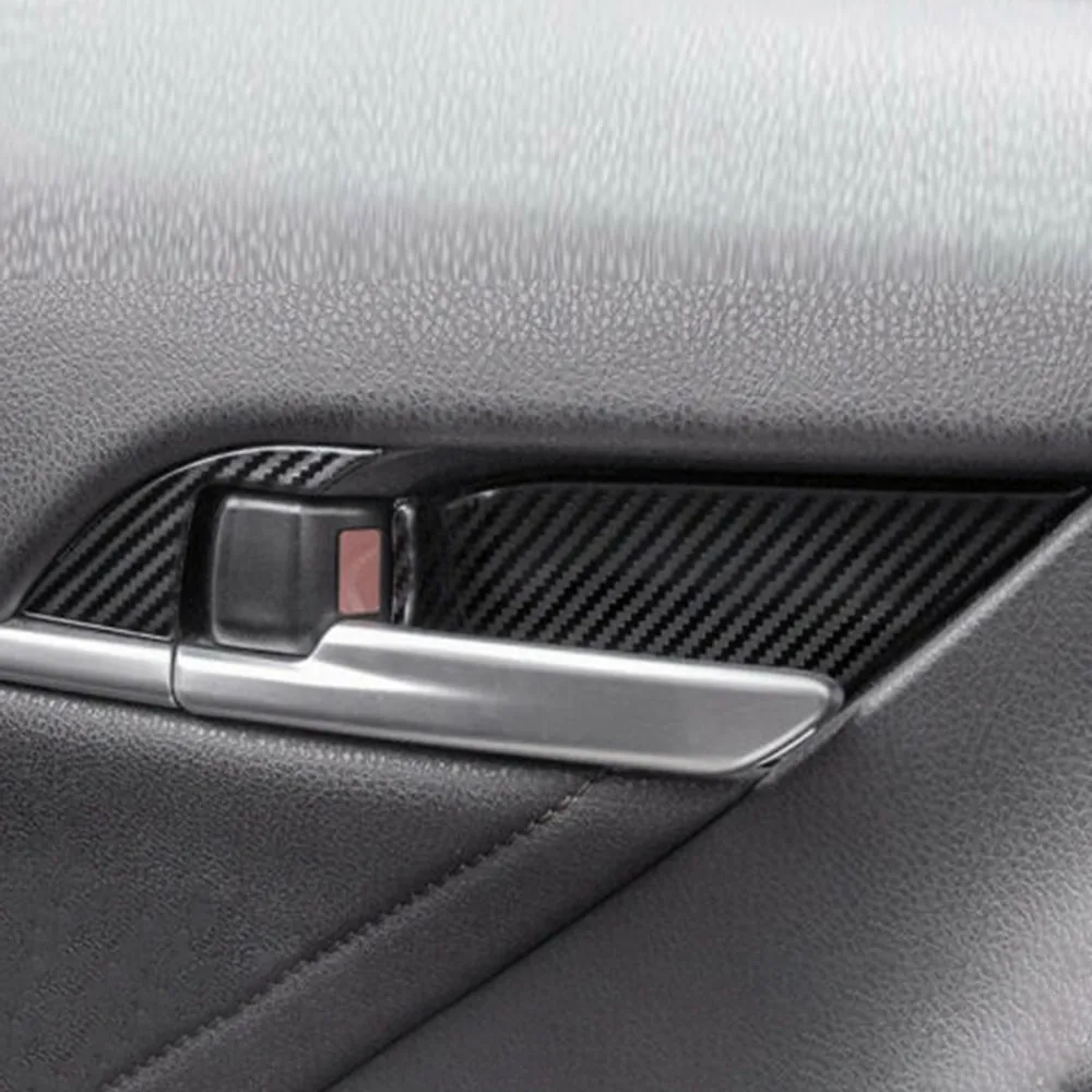 8 шт./1 комплект, накладки на внутреннюю дверную ручку для Toyota Camry 2018-2021, углеродное волокно, черный материал из нержавеющей стали
8 шт./1 комплект, накладки на внутреннюю дверную ручку для Toyota Camry 2018-2021, углеродное волокно, черный материал из нержавеющей стали