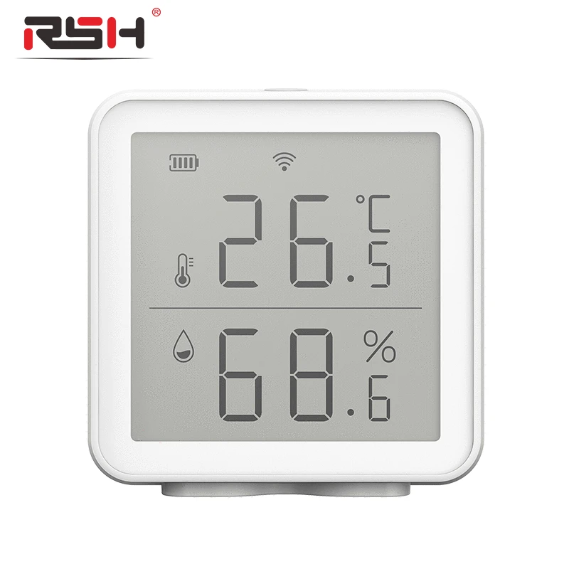 Smart home WFI temperature and humidity detector, wireless temperature and humidity sensor, intelligent linkage
Smart home WFI temperature and humidity detector, wireless temperature and humidity sensor, intelligent linkage