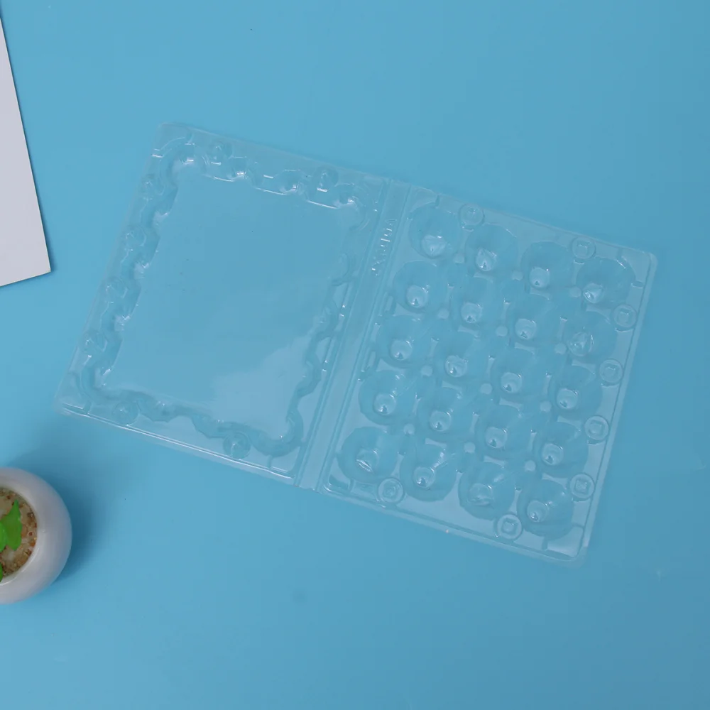 50pcs 20 Grids Quail Egg Tray Transparent Egg Dispenser Holder Egg Container Packaging Box
50pcs 20 Grids Quail Egg Tray Transparent Egg Dispenser Holder Egg Container Packaging Box