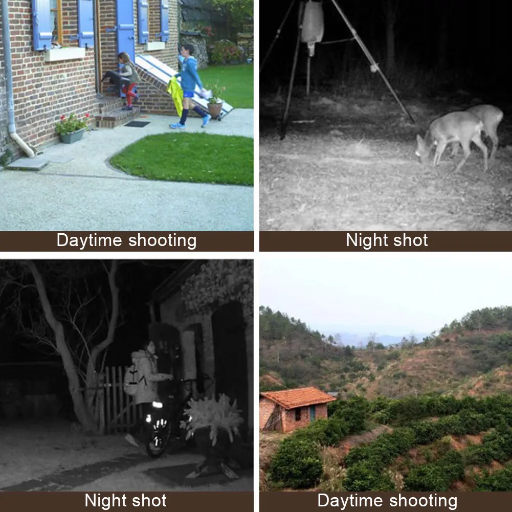 Trail Camera 12MP 1080P Game Hunting Cameras with Night Vision Waterproof 2 Inch LCD LEDs Night Vision field detection 1080P HD
Trail Camera 12MP 1080P Game Hunting Cameras with Night Vision Waterproof 2 Inch LCD LEDs Night Vision field detection 1080P HD