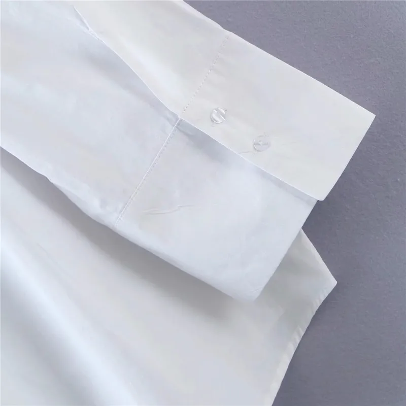 PSEEWE Za White Shirt Oversize Long Sleeve Top Female 2021 Fall Poplin Long Shirt Women Fashion Asymmetric Hem Chic Woman Blouse 
PSEEWE Za White Shirt Oversize Long Sleeve Top Female 2021 Fall Poplin Long Shirt Women Fashion Asymmetric Hem Chic Woman Blouse