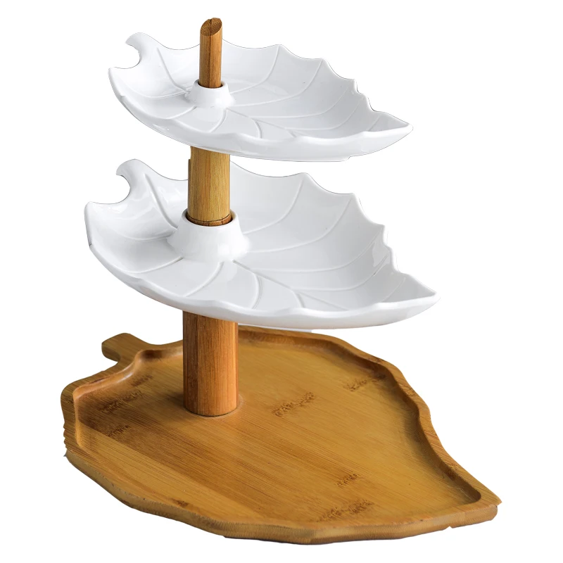 Nordic ceramic fruit plate three-layer platter with wooden frame rotatable cake dessert plate exquisite table decoration WF106
Nordic ceramic fruit plate three-layer platter with wooden frame rotatable cake dessert plate exquisite table decoration WF106