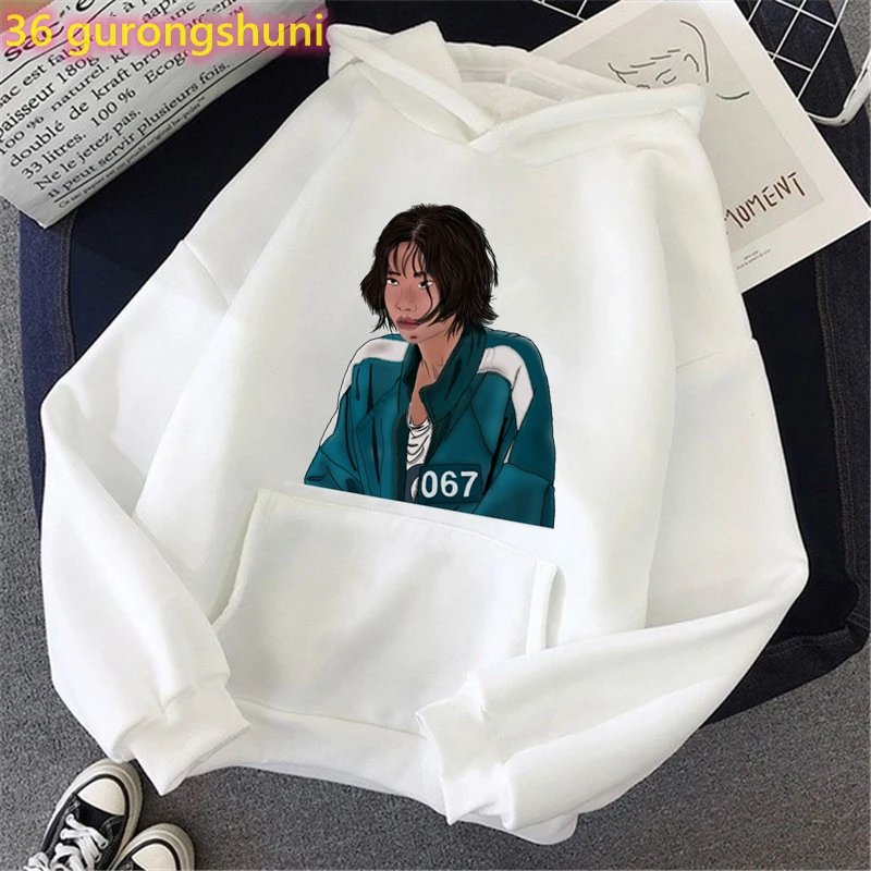 2022 Hot Sale Korean Tv Squid Game Hoodies Women Kawaii Cartoon Print Sweatshirt 067 456 001 Fashion Tracksuit Kawaii Clothes
2022 Hot Sale Korean Tv Squid Game Hoodies Women Kawaii Cartoon Print Sweatshirt 067 456 001 Fashion Tracksuit Kawaii Clothes