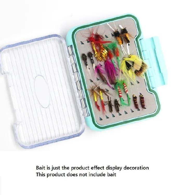 1pcs Fishing Tackle Box 10.8*7.8*3.2cm Blue Fly Fishing Box Fishing Equipment Bait Lure Hook Storage Box
1pcs Fishing Tackle Box 10.8*7.8*3.2cm Blue Fly Fishing Box Fishing Equipment Bait Lure Hook Storage Box