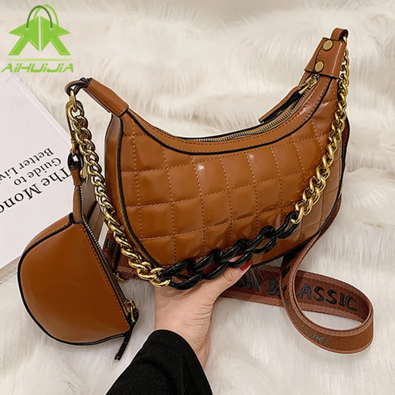 2-in-1 New Trend Women's Bags 2021 Fashion Chain Shoulder Bag Messenger Bag PU Leather Zipper Baguette Luxury Designer Handbag
2-in-1 New Trend Women's Bags 2021 Fashion Chain Shoulder Bag Messenger Bag PU Leather Zipper Baguette Luxury Designer Handbag