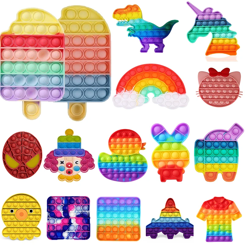 Desktop Fun Ice Cream Shaped Push Bubble POP It Silicone Reusable Toys Children Adult Stress Reliever Fidget Squeeze Board Game
Desktop Fun Ice Cream Shaped Push Bubble POP It Silicone Reusable Toys Children Adult Stress Reliever Fidget Squeeze Board Game