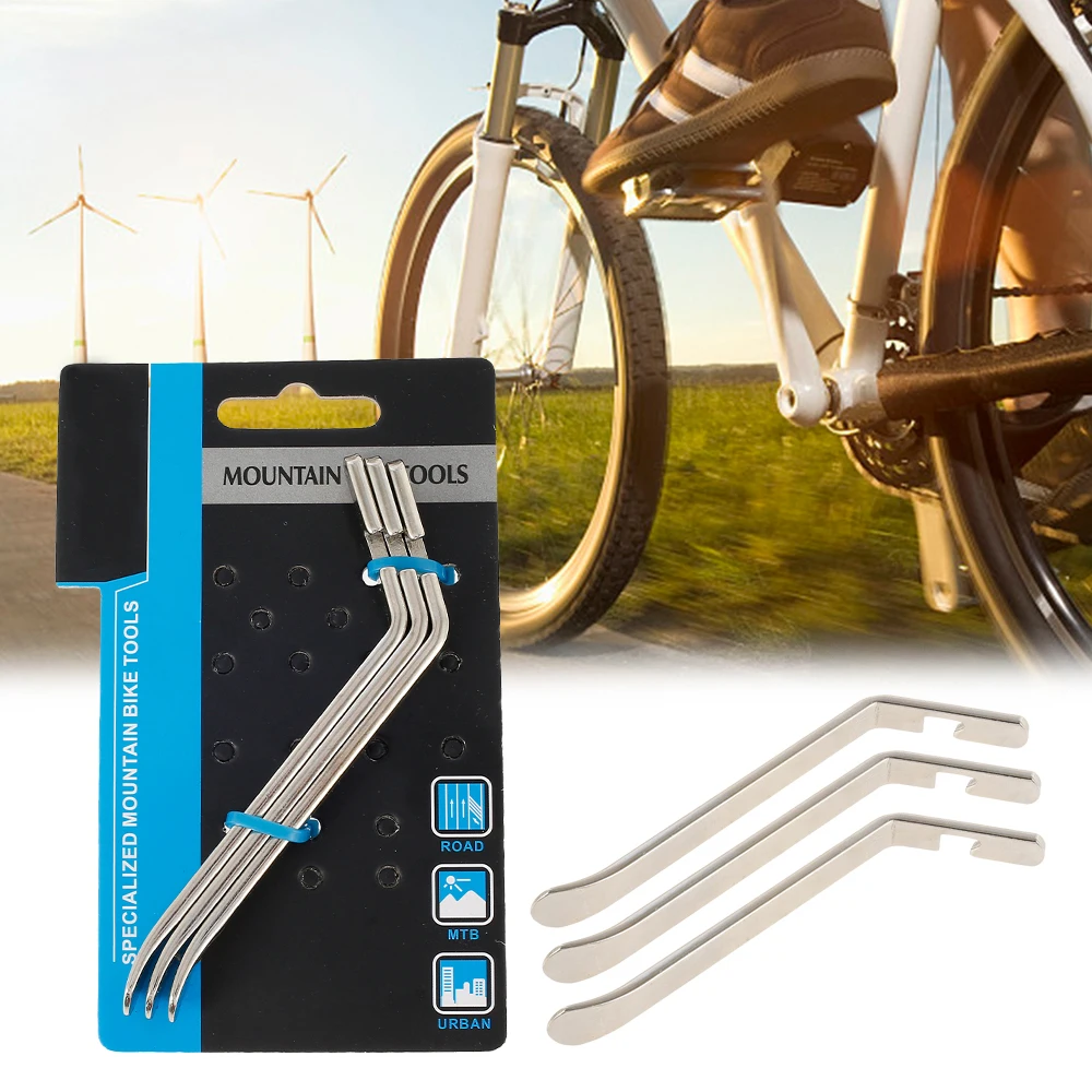 3PCS Quality Bicycle Tyre Lever Tube Repair Service Carbon Steel Heat Treatment Chrome Plating Tire Opener Crow Bar
3PCS Quality Bicycle Tyre Lever Tube Repair Service Carbon Steel Heat Treatment Chrome Plating Tire Opener Crow Bar