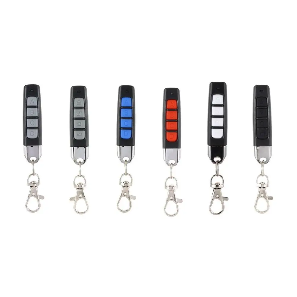 4 Key Buttons Garage Gate Door Remote Control 433MHZ Auto Pair Copy Remote Garage Door Remote Control Duplicator
4 Key Buttons Garage Gate Door Remote Control 433MHZ Auto Pair Copy Remote Garage Door Remote Control Duplicator