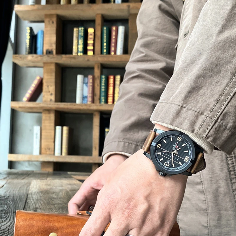 NAVIFORCE Top Brand Fashion Luxury Quartz Watch for Men Military Sport Watches Waterproof Date Display Clock Relogio Masculino 
NAVIFORCE Top Brand Fashion Luxury Quartz Watch for Men Military Sport Watches Waterproof Date Display Clock Relogio Masculino