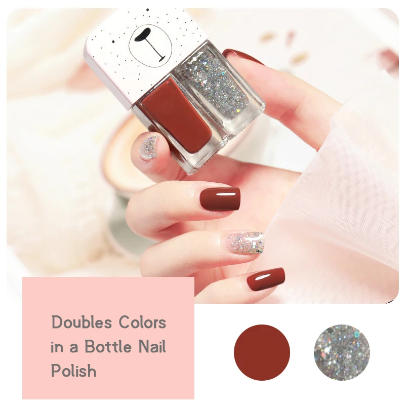 2 Colors Double Bottle Nail Polish Glitter Holographic Gel Nail Polish Set For Manicure UV Gel Color Shiny Quick Dry Nail Art
2 Colors Double Bottle Nail Polish Glitter Holographic Gel Nail Polish Set For Manicure UV Gel Color Shiny Quick Dry Nail Art