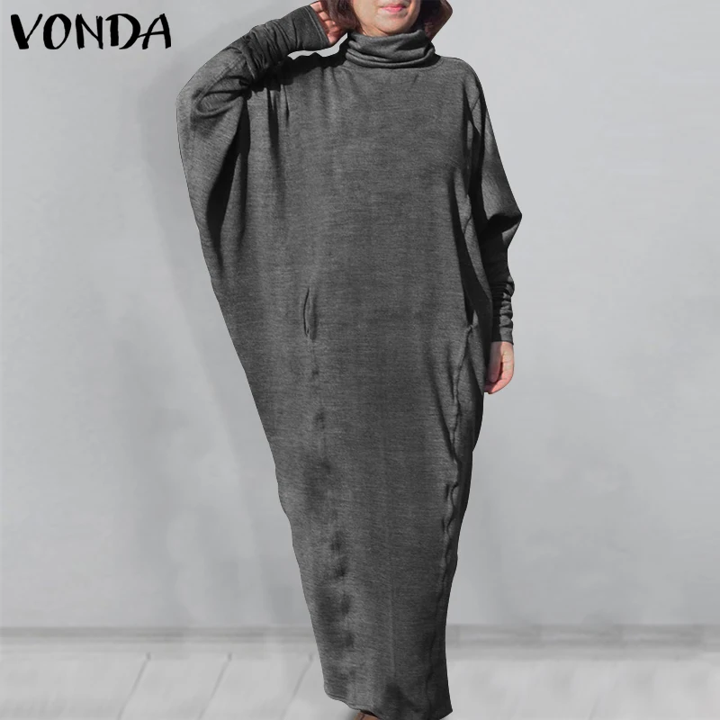 Women Spring Autumn Dress 2021 VONDA Vintage Vestidos Casual Long Sleeve Party Maxi Long Dress Winter Robe Femme
Women Spring Autumn Dress 2021 VONDA Vintage Vestidos Casual Long Sleeve Party Maxi Long Dress Winter Robe Femme