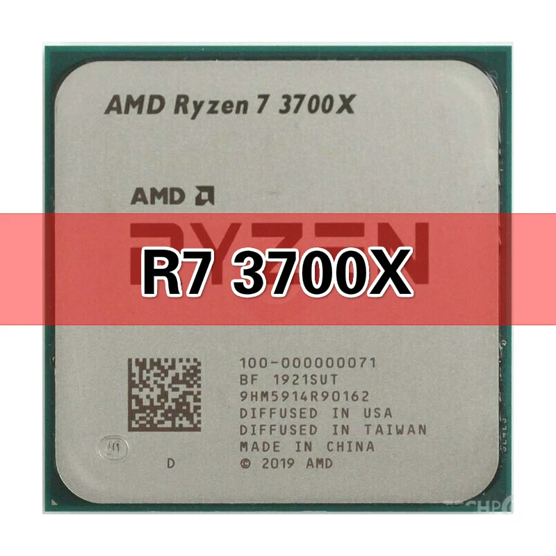 Фото Процессор AMD Ryzen 7 3700X R7 3 6 ГГц Восьмиядерный 16 потоков 65 Вт нм L3 = 32M 100-000000071 разъем AM4
