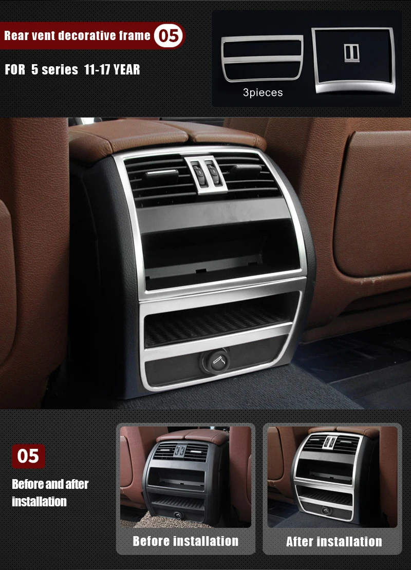 Для BMW 5 серии F10 F18 520 528 525 2011-17 Стайлинг автомобиля центральная консоль CD рамка декоративная полоса 
Для BMW 5 серии F10 F18 520 528 525 2011-17 Стайлинг автомобиля центральная консоль CD рамка декоративная полоса